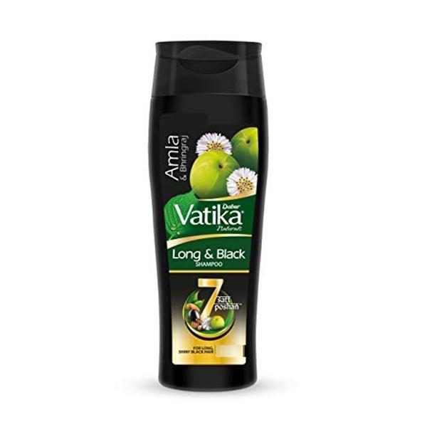 Netmeds | Dabur Vatika Long & Black Shampoo - Amla & Bhringraj 180 ml