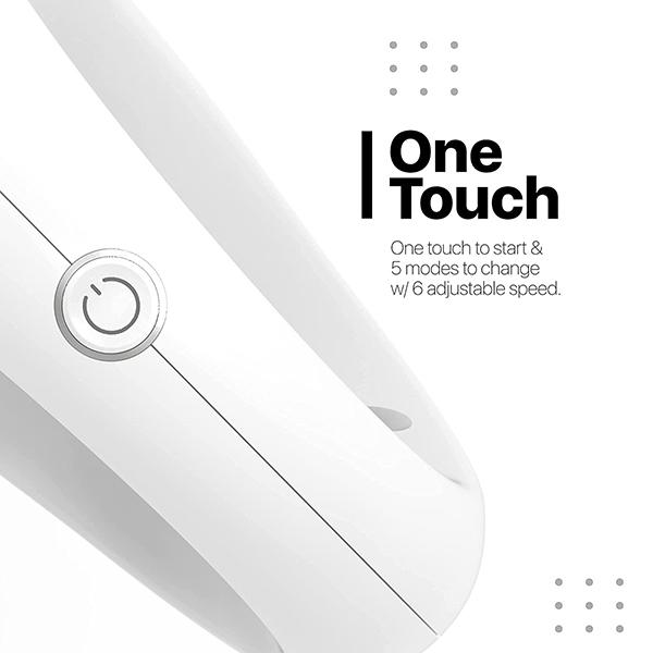 Vandelay Deep Tissue Gun Wireless Massager - White - Massagers