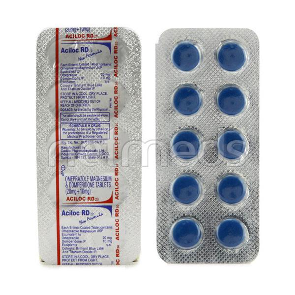 Aciloc RD Tablet 10'S - Ulcer/Reflux/Flatulence-Aaa