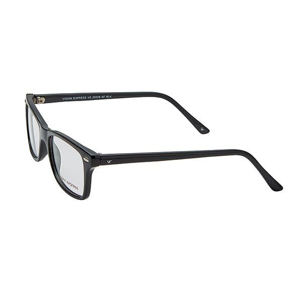 Vision Express 29328 Black Oval Eyeglasses (Including UV Blue Lens) 1's - Wearables Eye Glasses