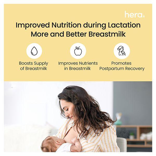 Hera Mama Milk Booster Powder - Yummy Kesar Badam 300 gm - Nutritional Supplement