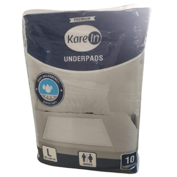 Netmeds | Kare In Premium Underpads Unisex (L) (60-90 cm) 10's