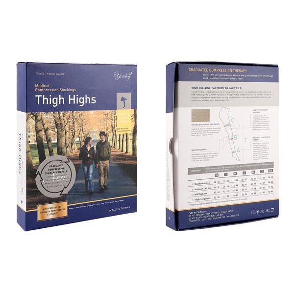 Youleg Medical Compression Stockings Thigh High (XL) - Knee/Leg Supports
