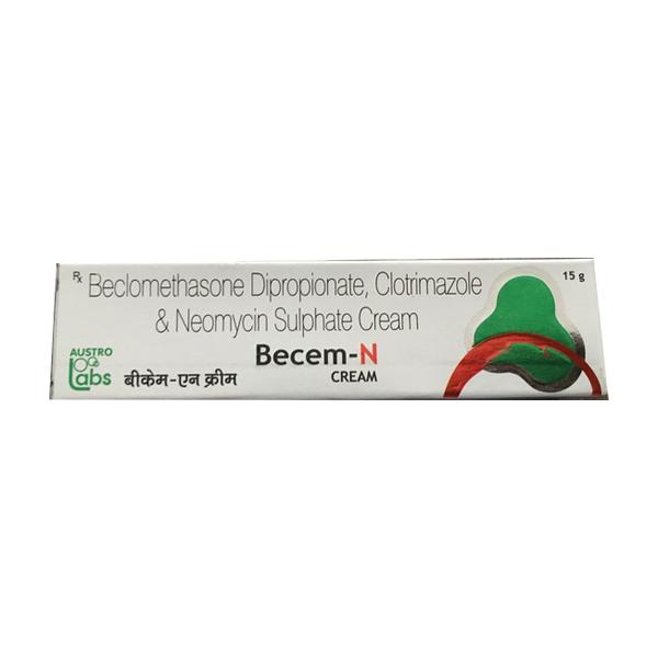 BECEM N Cream 15gm - Fungal Infections-Taa