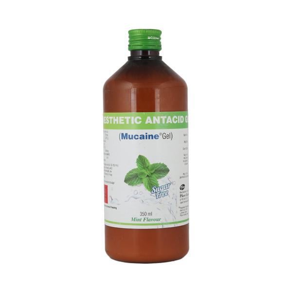 Mucaine SF Mint Gel(Oral) 350ml - Ulcer/Reflux/Flatulence-Aaa