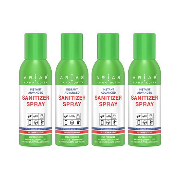 Netmeds | Arias Sanitizer Spray (Pack of 4 X 200 ml)