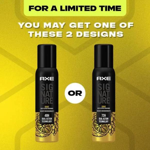 Netmeds | Axe Signature Body Deodorant (72H Dual Action Technology) - Suave 122 ml