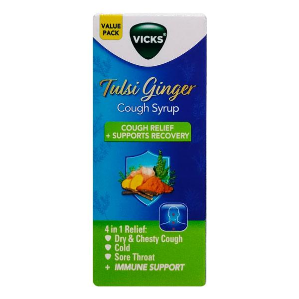 Vicks Cough Syrup - Tulsi Ginger 100 ml - Cough Syrup