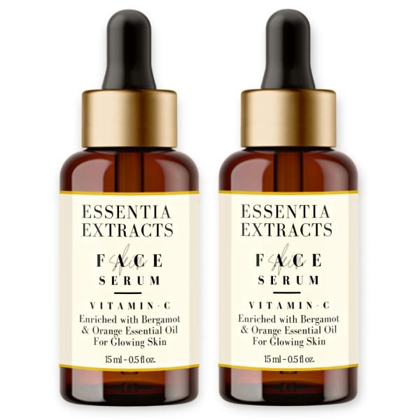 Netmeds | Essentia Extracts Radiant Facial Serum - Vitamin C (Pack of 2 x 15 ml) 1's