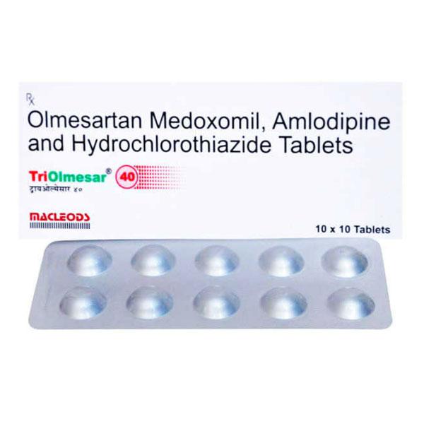 Triolmesar 40mg Tablet 10'S - Hypertension-Ang