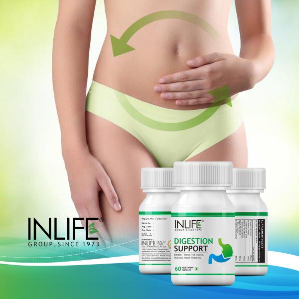 INLIFE Digestion Support Capsules 60's - Digestive Health