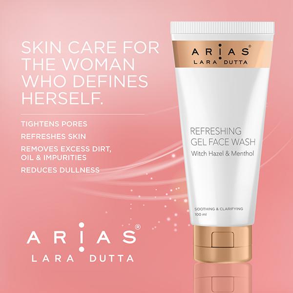 Arias By Lara Dutta Refreshing Gel Face Wash 100 gm - Face Wash & Cleansers
