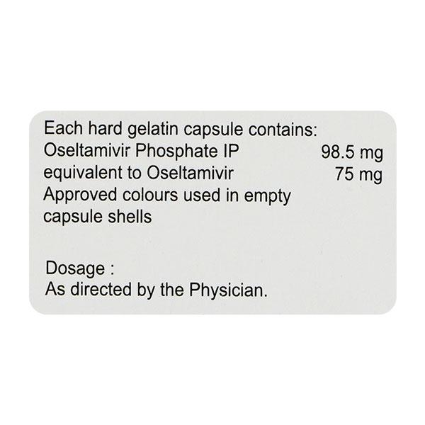OLSIVIR 75mg Capsule 10's - Viral infections-Ant