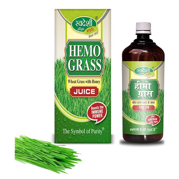 Netmeds | Swadeshi Ayurved Hemo Grass Ras Juice 500 ml
