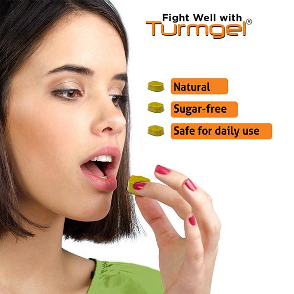Turmgel Turmeric Lozenge - Tulsi 10's - Sore Throat Lozenges