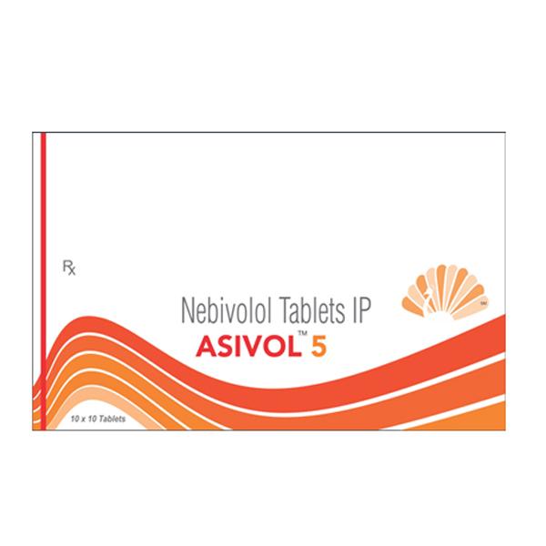 ASIVOL 5mg Tablet 10's - Hypertension-Bet