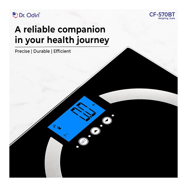 Dr. Odin Body Fat Analyzer - Black (CF-570BT) - Weighing Scale