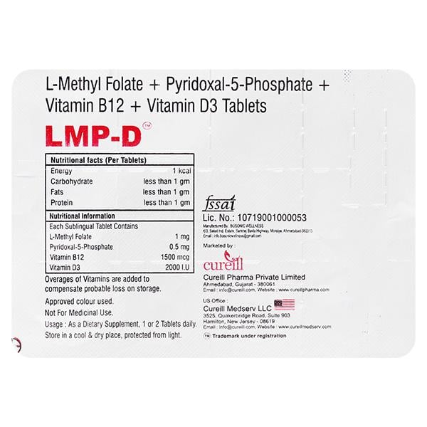LMP D Tablet 10's - Supplements-Vam
