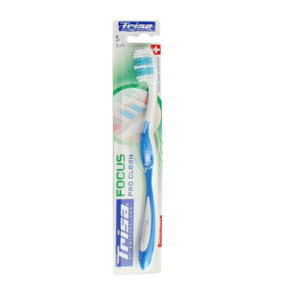 Trisa Focus Pro Clean Soft Toothbrush 1's - Baby Oral Care