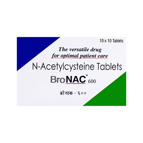 Bronac 600mg Tablet 10'S - Cough And Cold-Cou
