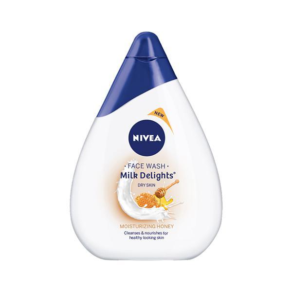 Nivea Milk Delights Face Wash for Dry Skin - Honey 100 ml