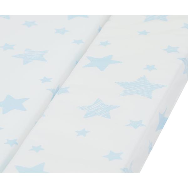 Mothercare Stars Changing Mat - Blue 1's - Baby Bedding
