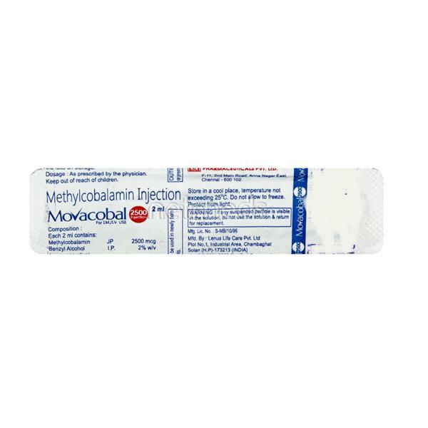 Movacobal 2500mcg Injection 2ml - Supplements-Vbc
