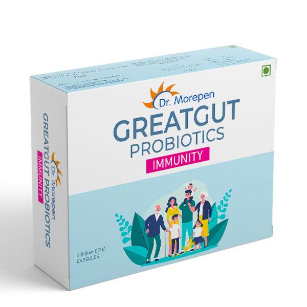 Netmeds | Dr. Morepen Greatgut Probiotics Immunity Capsule 14's