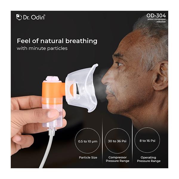 Dr. Odin Piston Compressor Nebulizer (OD-304) - Nebulizers / Vaporizer