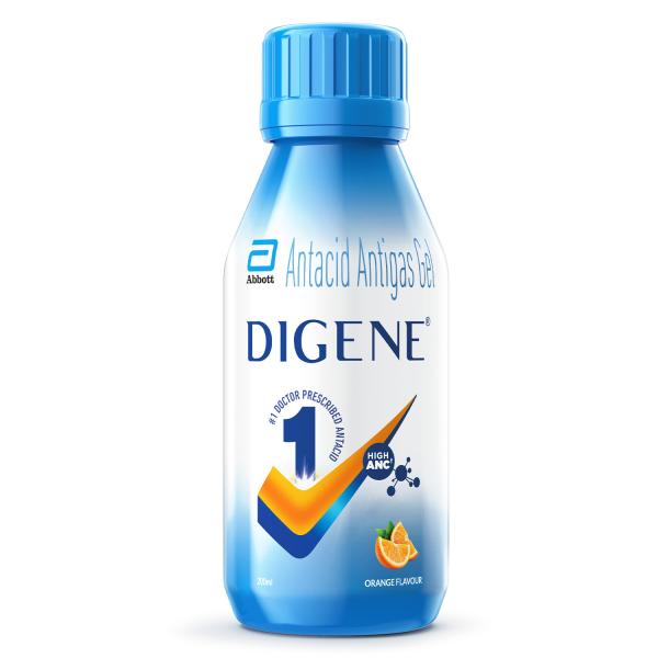 Netmeds | Digene Acidity & Gas Relief Gel - Orange Flavour 200 ml
