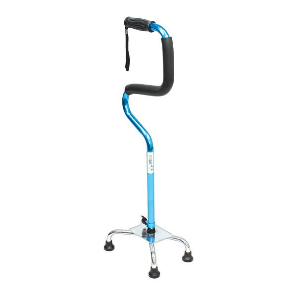Entros Height Adjustable Aluminum Stick (921L) - Wheelchairs & Walking Sticks