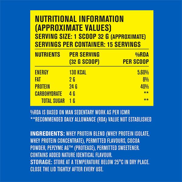 Fast&Up Whey Essentials Powder - Creamy Coffee Flavour 1.058 lb - Whey Proteins
