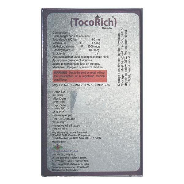 TOCORICH Softgel Capsule 10's - Supplements-Vam