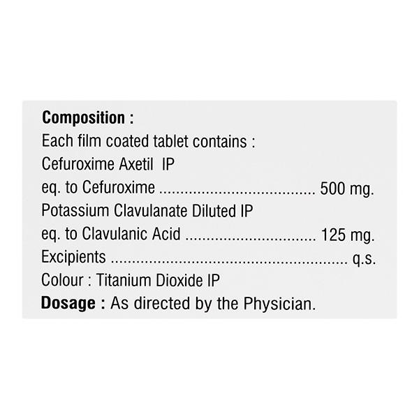 HAPPYCEF CV Tablet 10's - Bacterial Infections-Cep