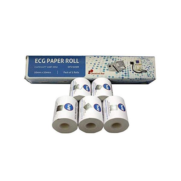 BPL ECG Paper Roll Cardiart 108T - Digi & DF2509R (50 mm x 20 mtr) 5's - Device - S