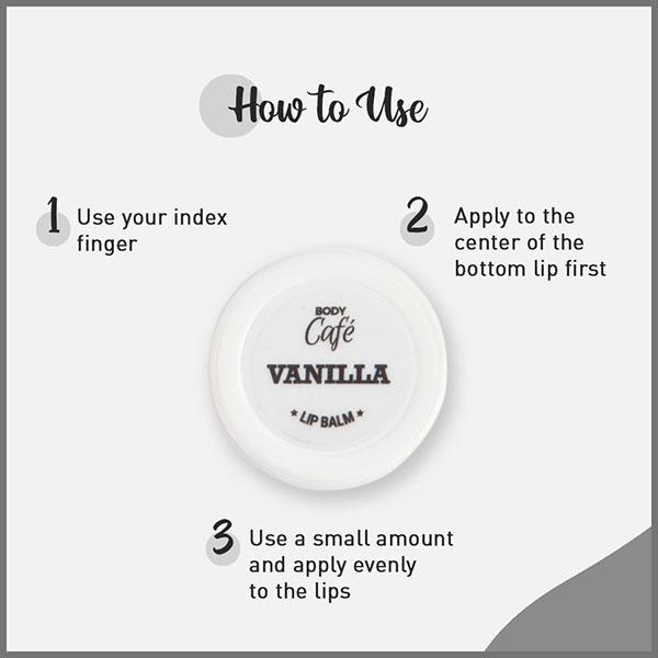 Body Cafe Vanilla Lip Balm 10 gm - Lip Balms