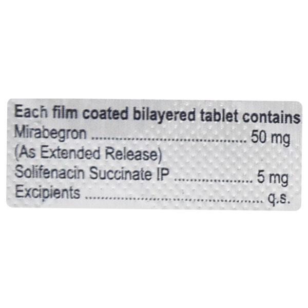 MIRASMART S 50 Tablet 10's - Bladder And Prostate Disorders-Dru