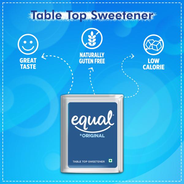 Equal Original Sweetener Tablet (Pack of 4 x 100's) (Free 10's Tablet Each) 1's - Sweeteners