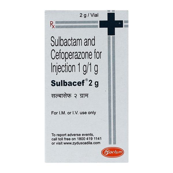 SULBACEF 2gm Injection 1's - Bacterial Infections-Cep