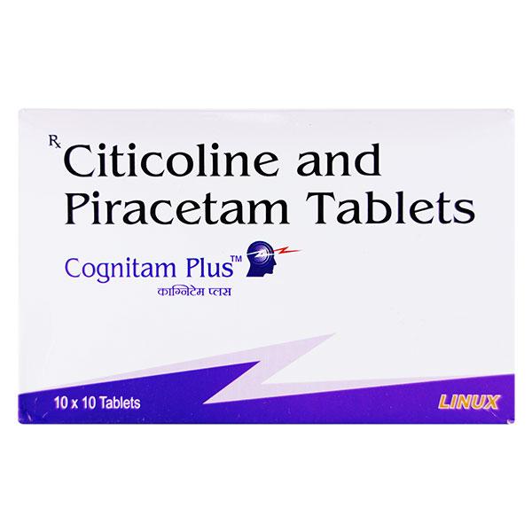 Cognitam Plus Tablet 10'S - Nootropics And Neurotrophics