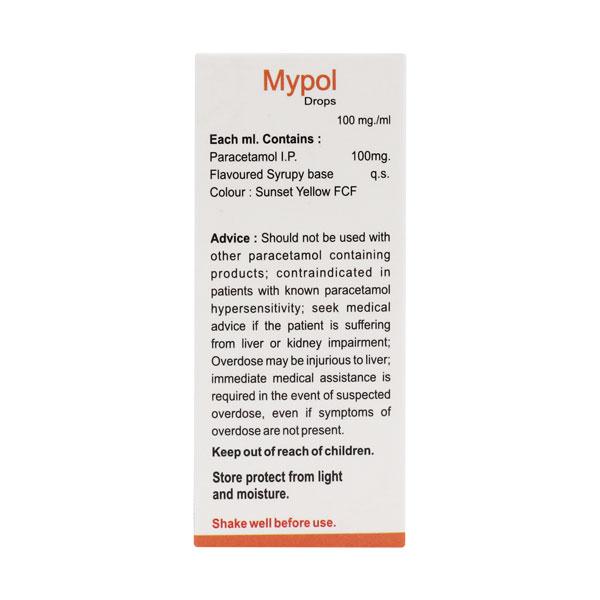 MYPOL 100mg Oral drops 15ml - Fever-Ana