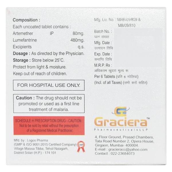 ERAFANTRIN Tablet 6's (N) - Malarial