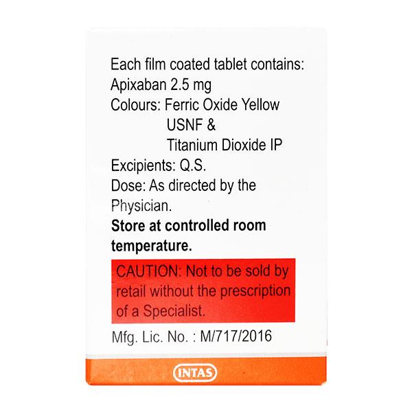 ABAXIS 2.5 Tablet 30's - Blood Clot-Ant