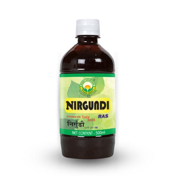 Basic Ayurveda Nirgundi Ras 500 ml - Ayurvedic Juices
