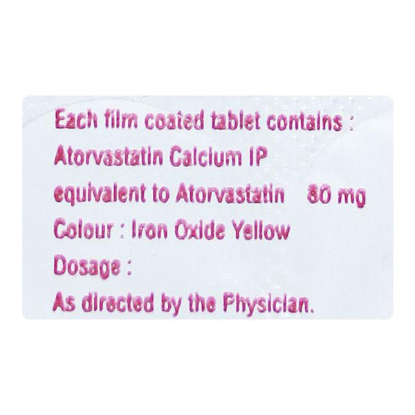 FPSTATIN 80 Tablet 10's - High Cholesterol-Dys