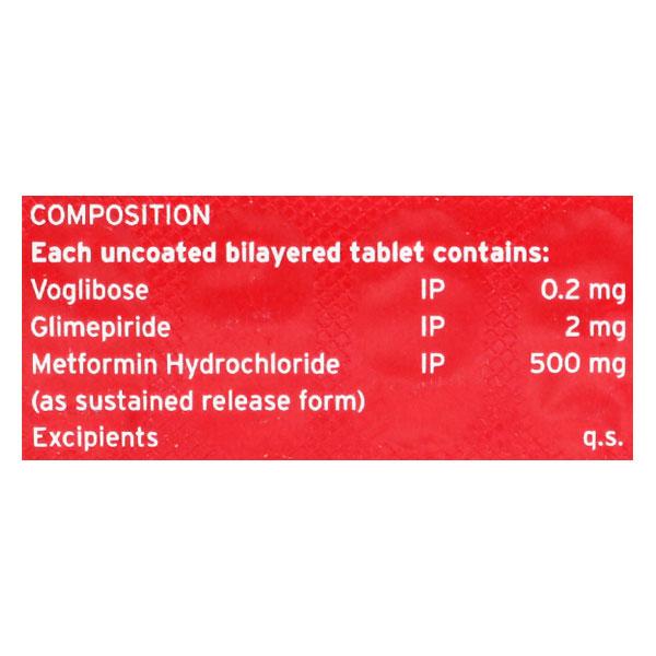Ozomet VG 2mg Tablet 30'S - Diabetes-Ant