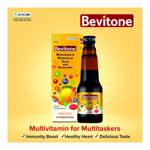 Suncare Bevitone Multivitamin Syrup - Mango 200 ml - Multi-Vitamins