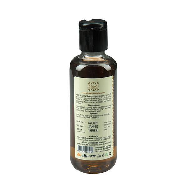 Khadi Shuddha Shampoo - Amla & Aritha 210 ml - Shampoos
