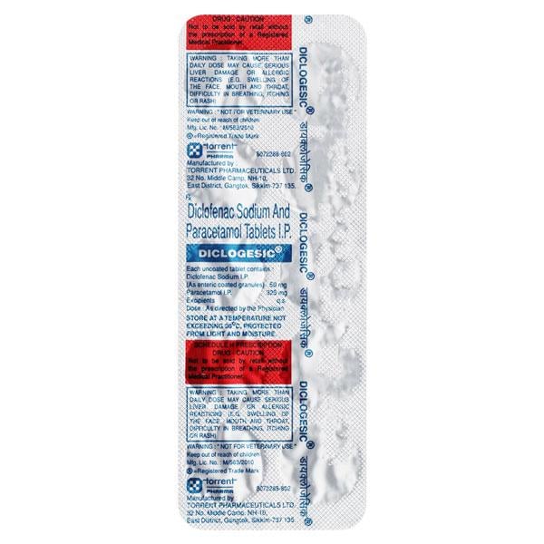 Diclogesic Tablet 10'S - Pain relief-Nsa