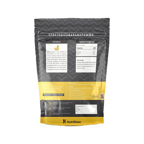 NutriRione Spray Dried Banana Powder 900 gm - Health Products